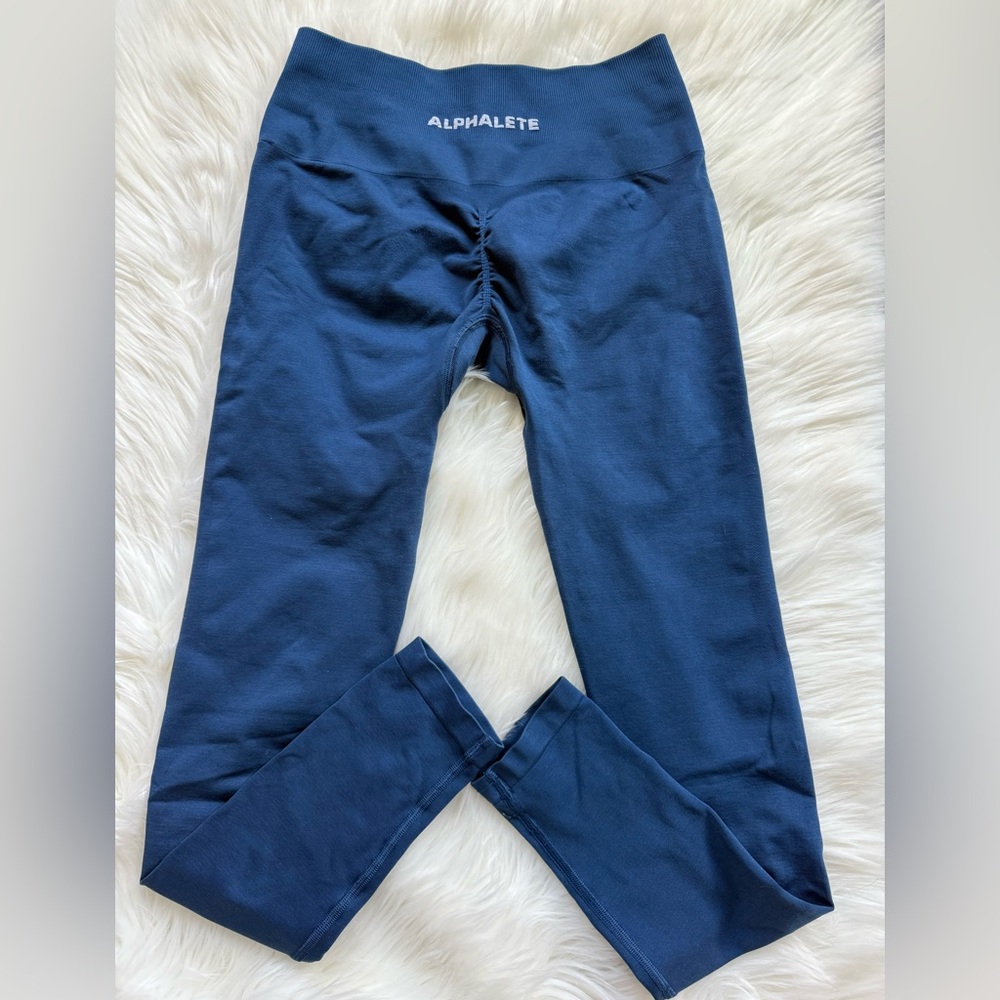 Alphalete Amplify Leggings Victory Blue Size Small